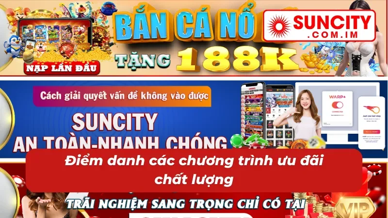 List sự kiện khuyến mãi đầy ưu ái cho người dùng